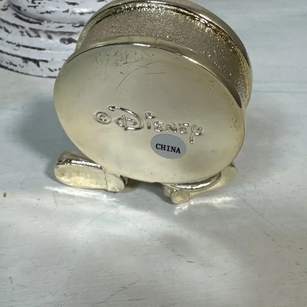 Disney Florist Silver And Glass Mickey Mouse Bud Vase